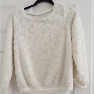 Super comfortable and cute fuzzy long sleeve
